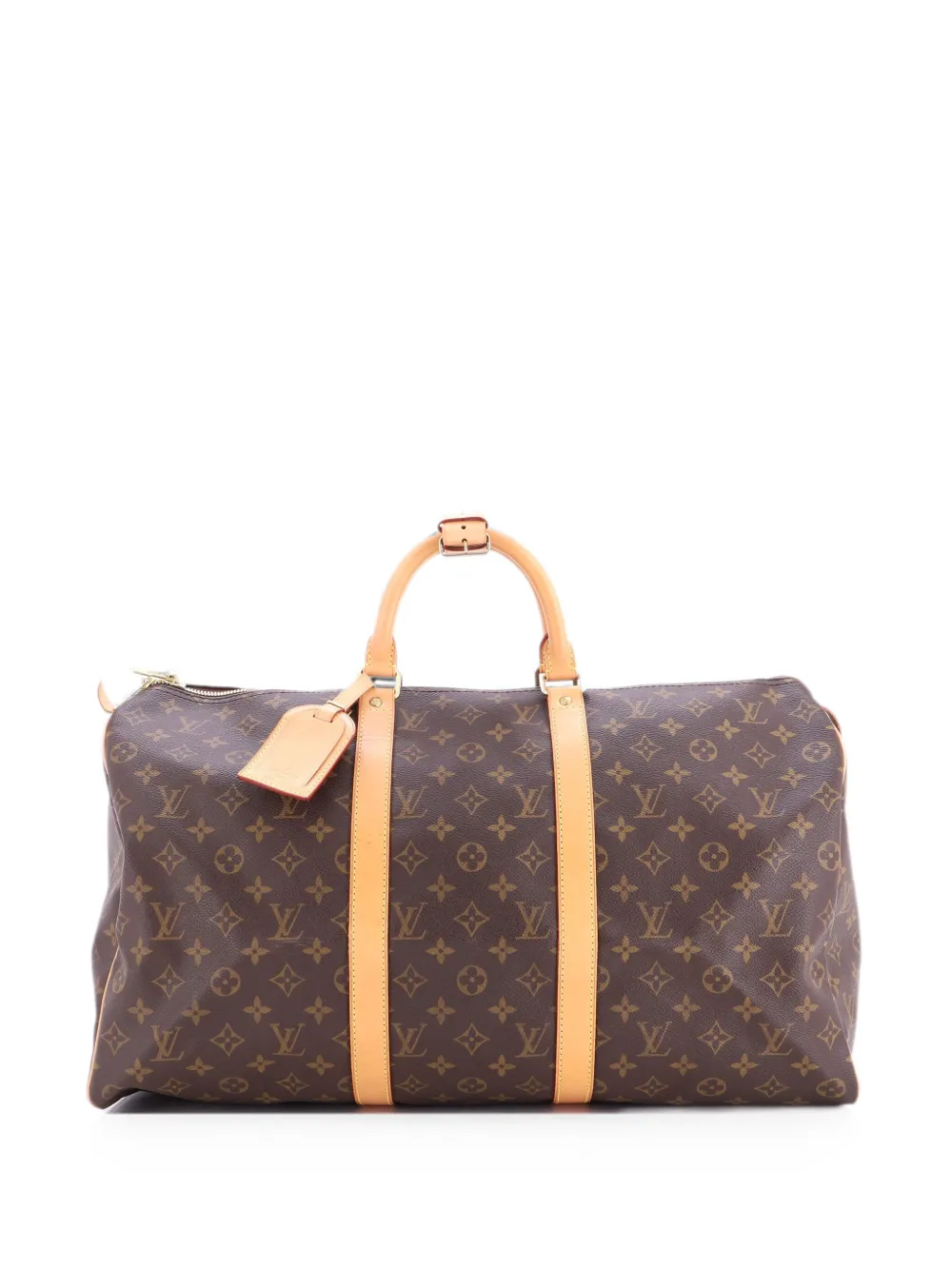 Louis Vuitton Pre-Owned Keepall Bag Monogram Canvas 50 travel bag - Marrone
