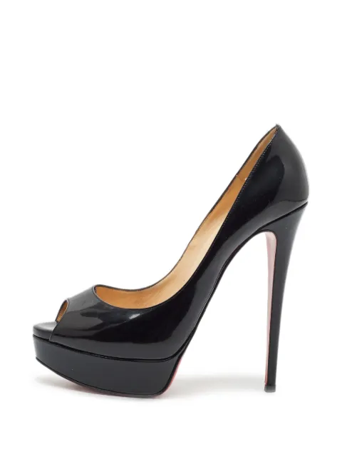 Christian Louboutin Pre-Owned New Very Privé peep-toe platform pumps