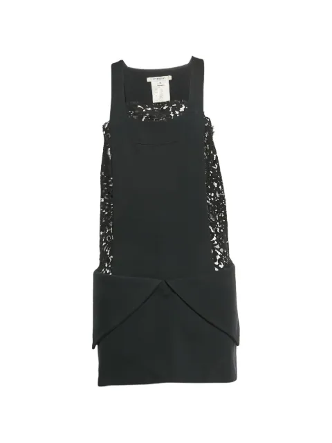 Givenchy Pre-Owned lace-paneled pleated dress