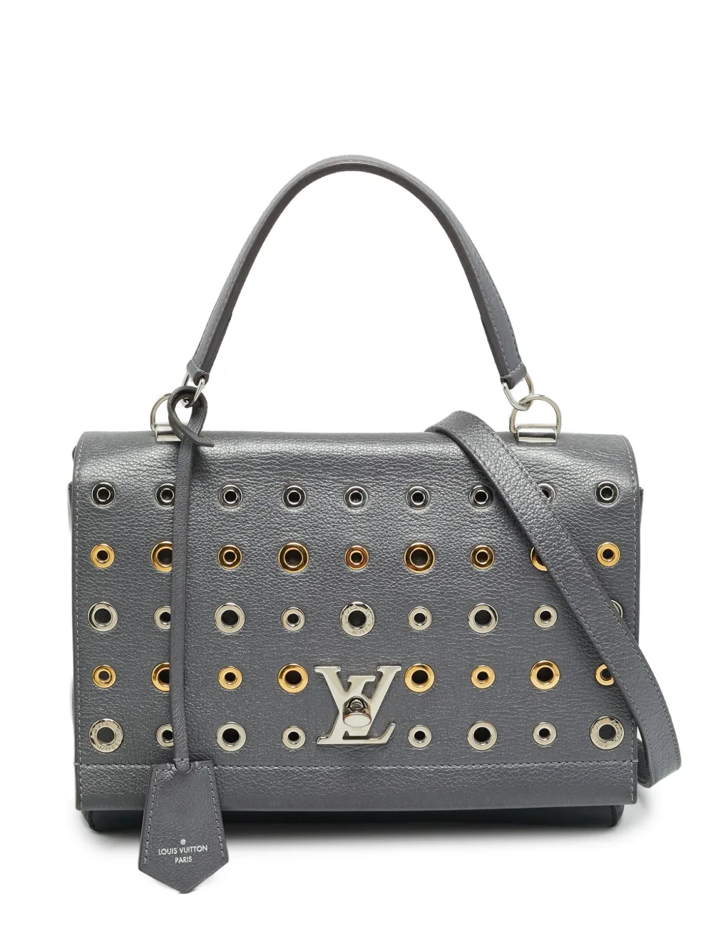Louis Vuitton Pre-Owned 2016 Eyelet Lockme II top-handle tote bag - Grigio