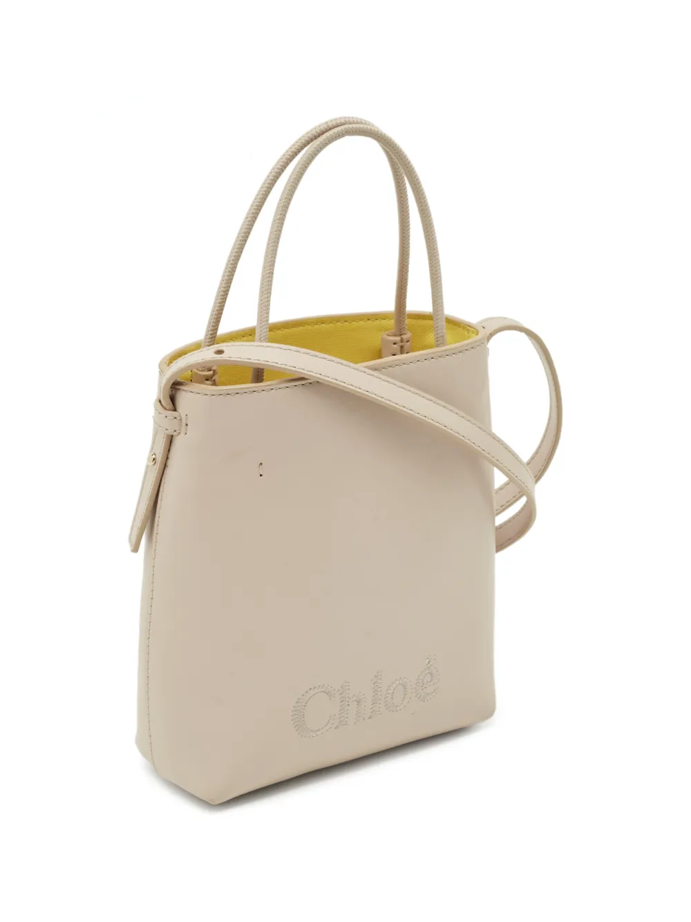 Chloé Pre-Owned micro Sense tote bag - Toni neutri