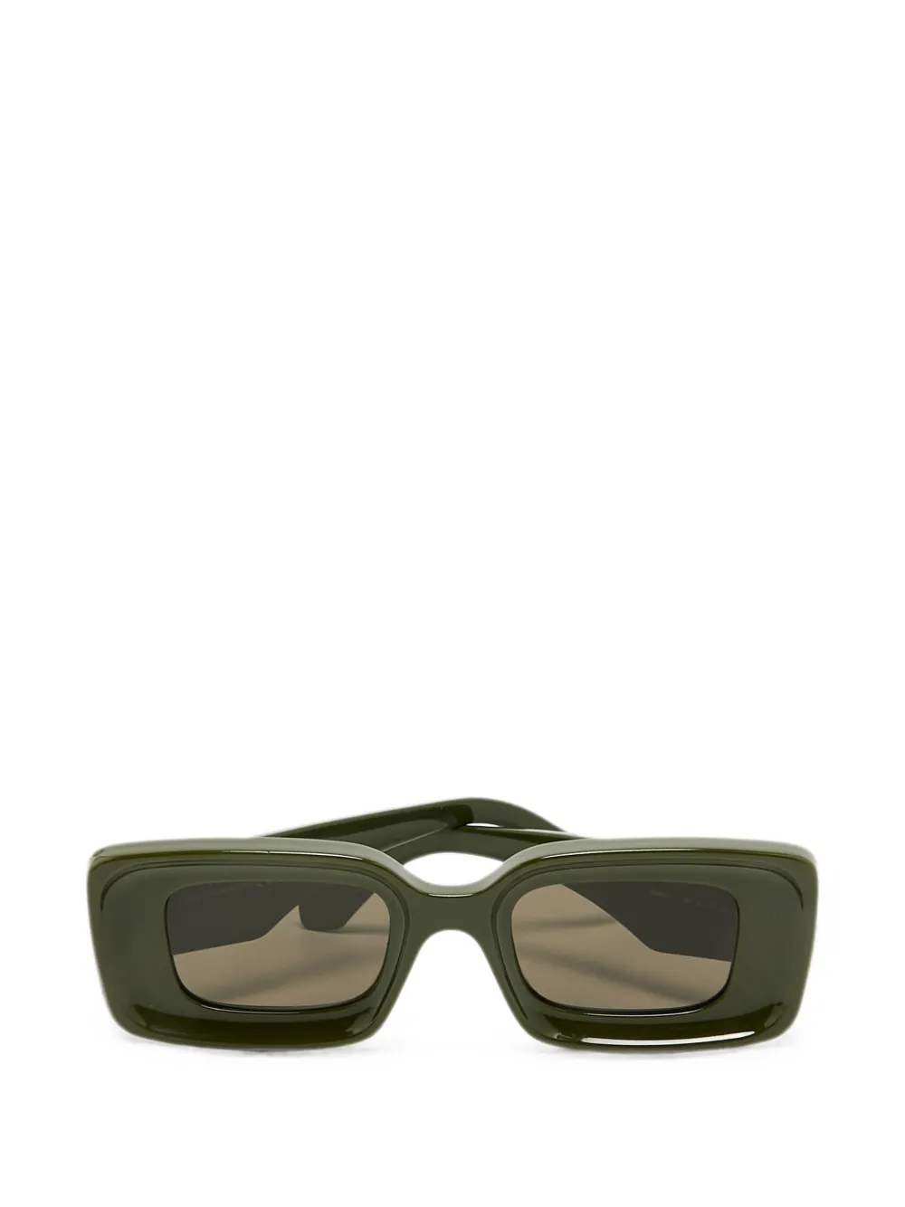 Loewe Pre-Owned rectangle sunglasses - Grün