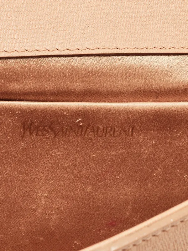 Saint Laurent Pre-Owned Y Line クラッチバッグ | ニュートラル