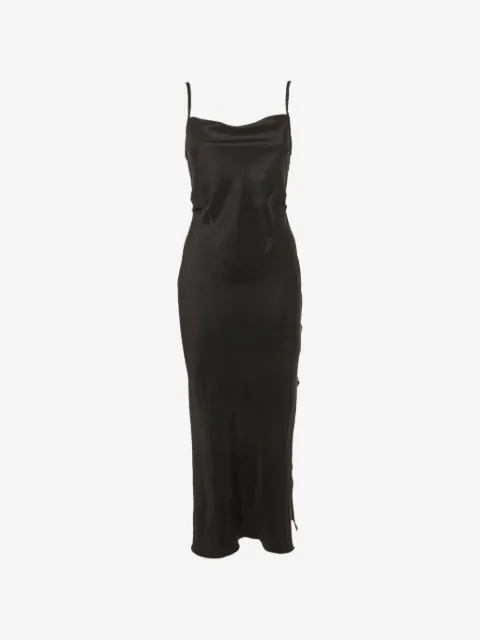 Nanushka Fiore cowl-neck midi dress