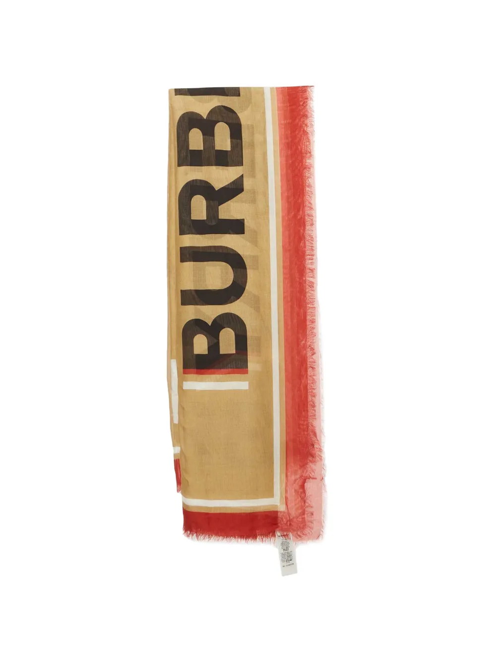 Burberry Pre-Owned Sciarpa con logo - Toni neutri