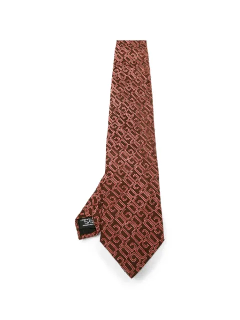 Dolce & Gabbana Pre-Owned DG-logo jacquard tie