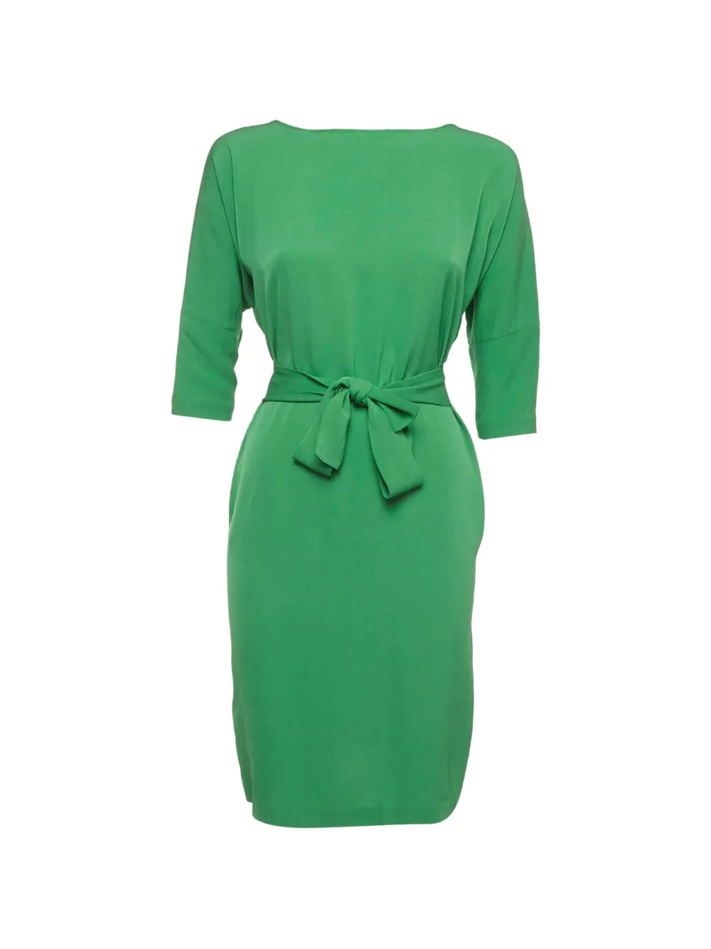 DVF Diane von Furstenberg Midikleid aus Seide - Grün