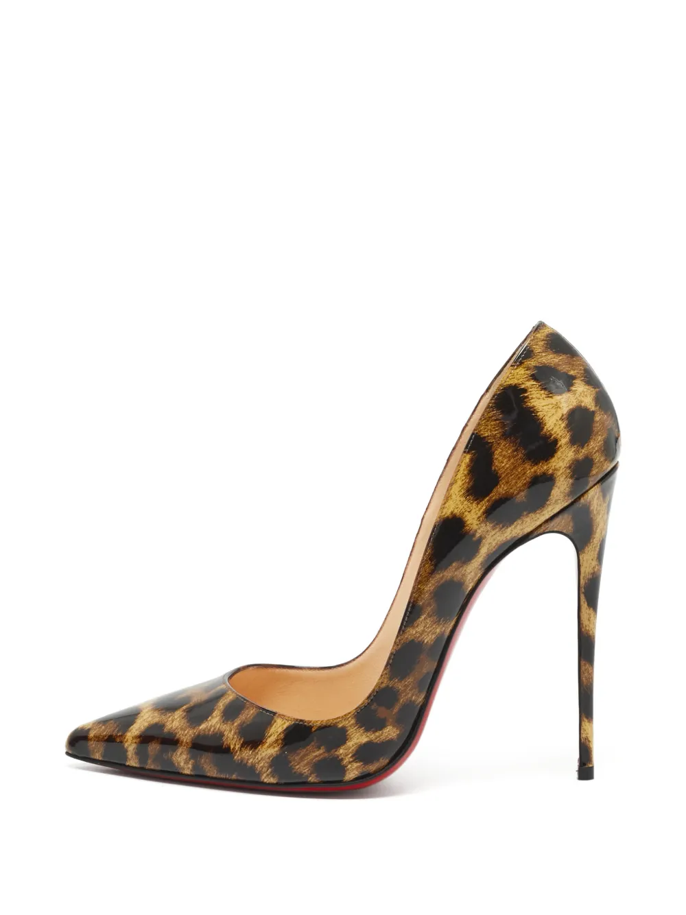 Christian Louboutin Pre-Owned So Kate leopard-print pumps - Nude