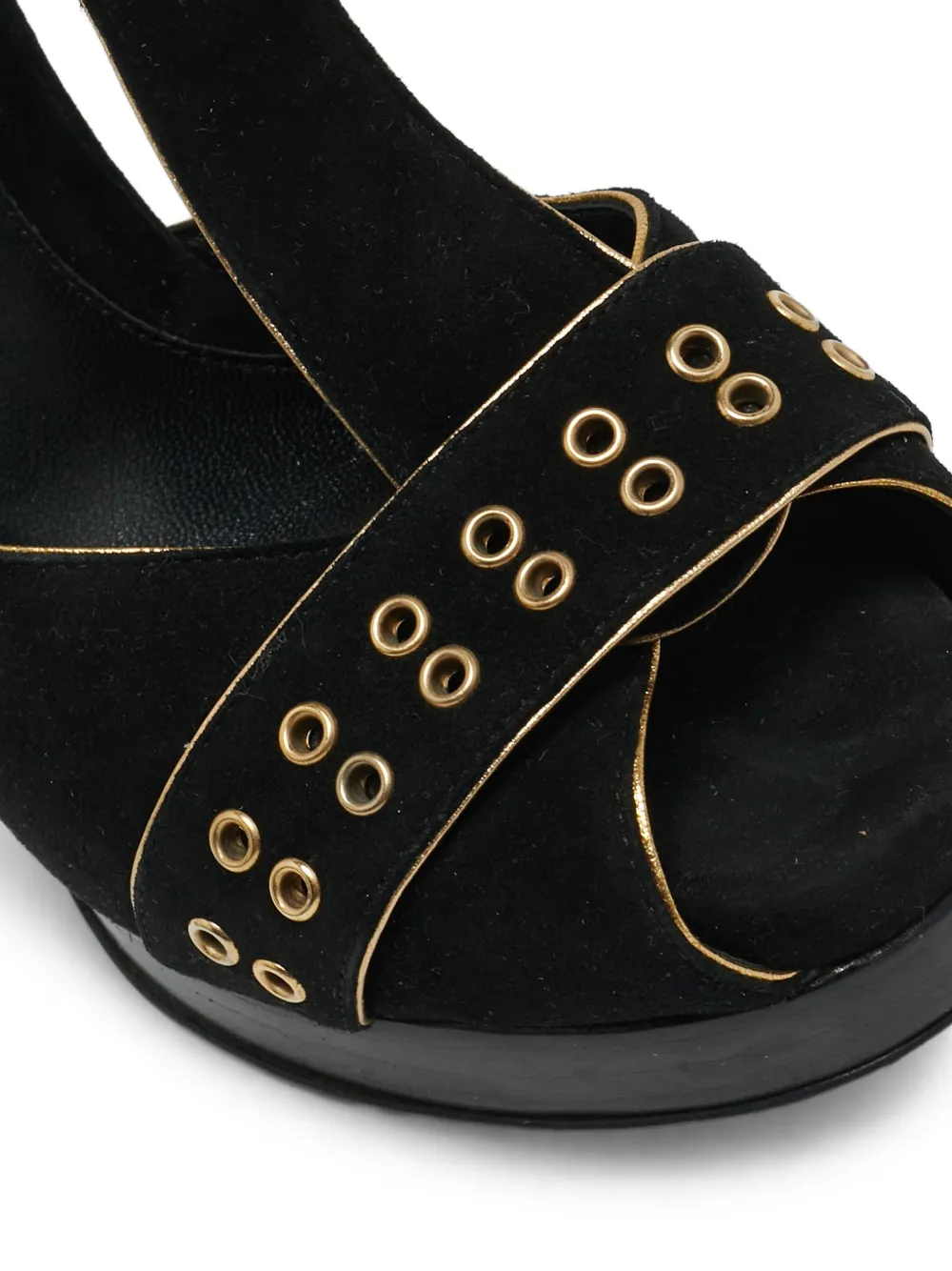 Fendi Pre-Owned プラットフォーム サンダル | ブラック | FARFETCH JP