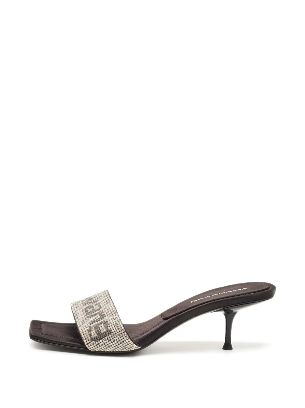 Pre-Owned Alexander Wang Jessie Sandalen mit Kristallen - Schwarz