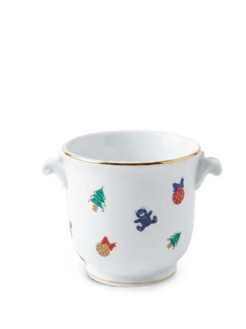 GINORI 1735 motif-print ice bucket