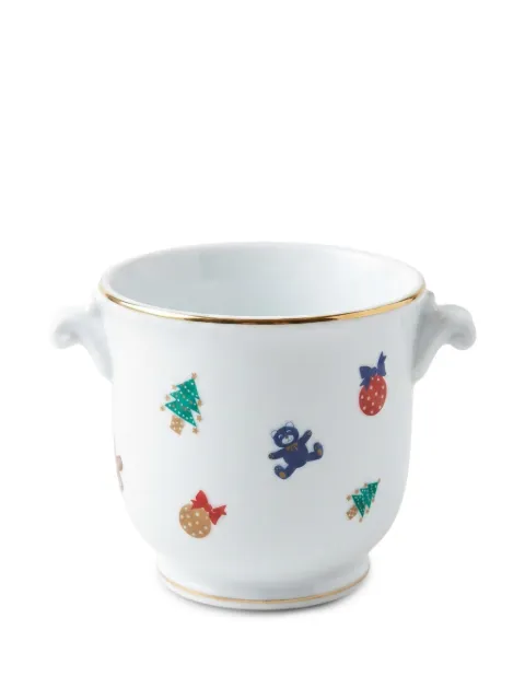GINORI 1735 motif-print ice bucket
