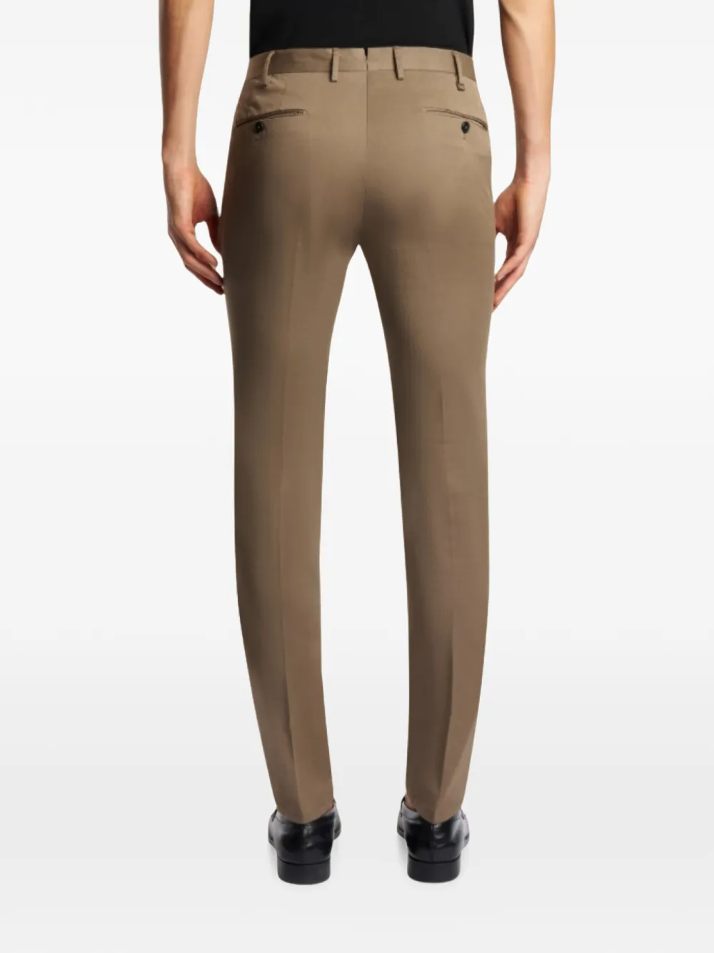 PT Torino Slim-fit pantalon Bruin