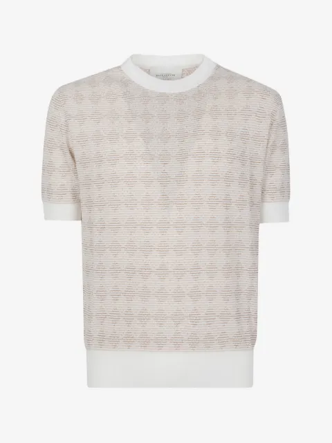 Ballantyne diamond-pattern T-shirt