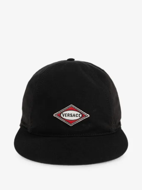 Versace logo-patch baseball cap