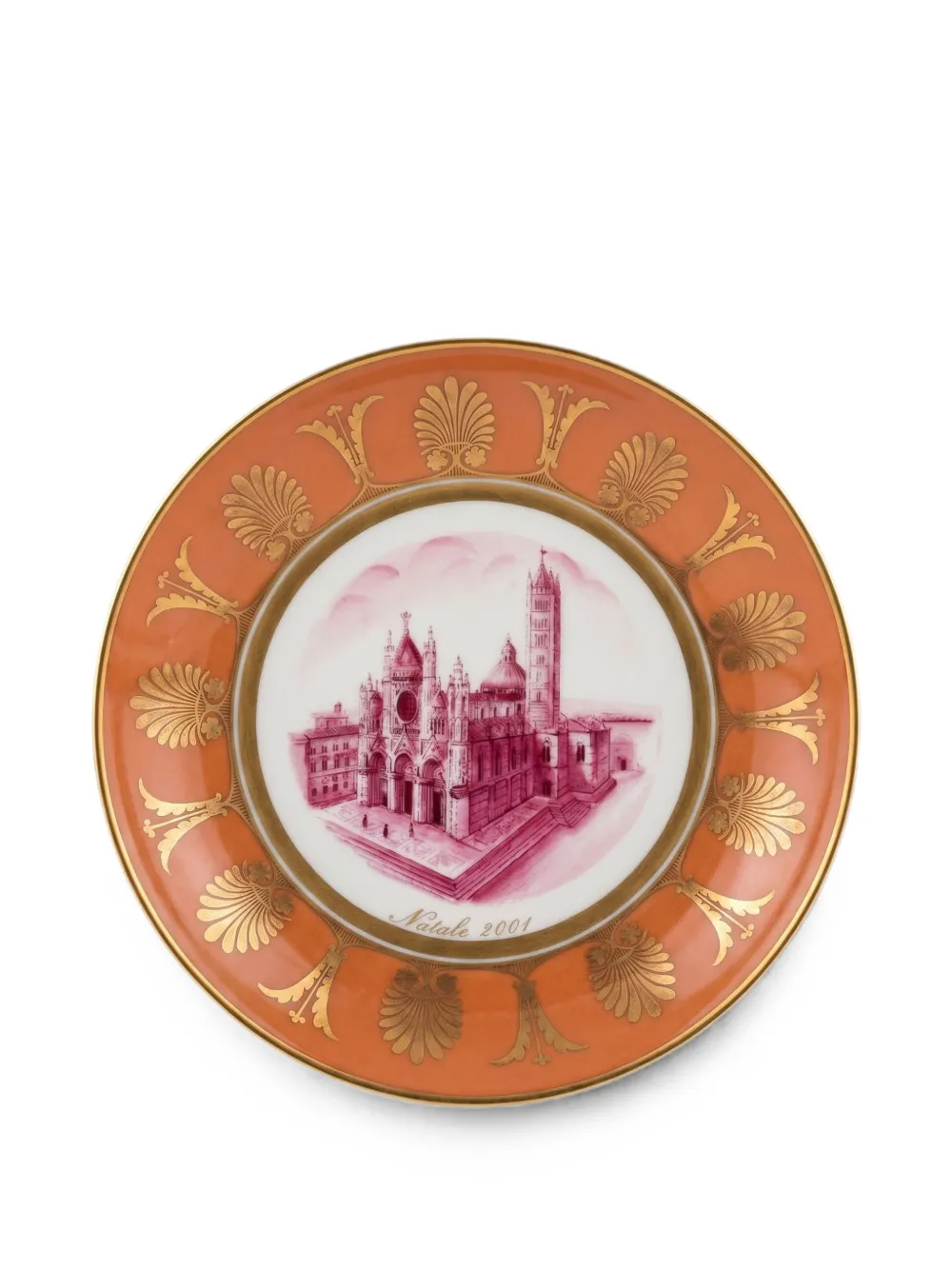GINORI 1735 architectural-print plate - Arancione