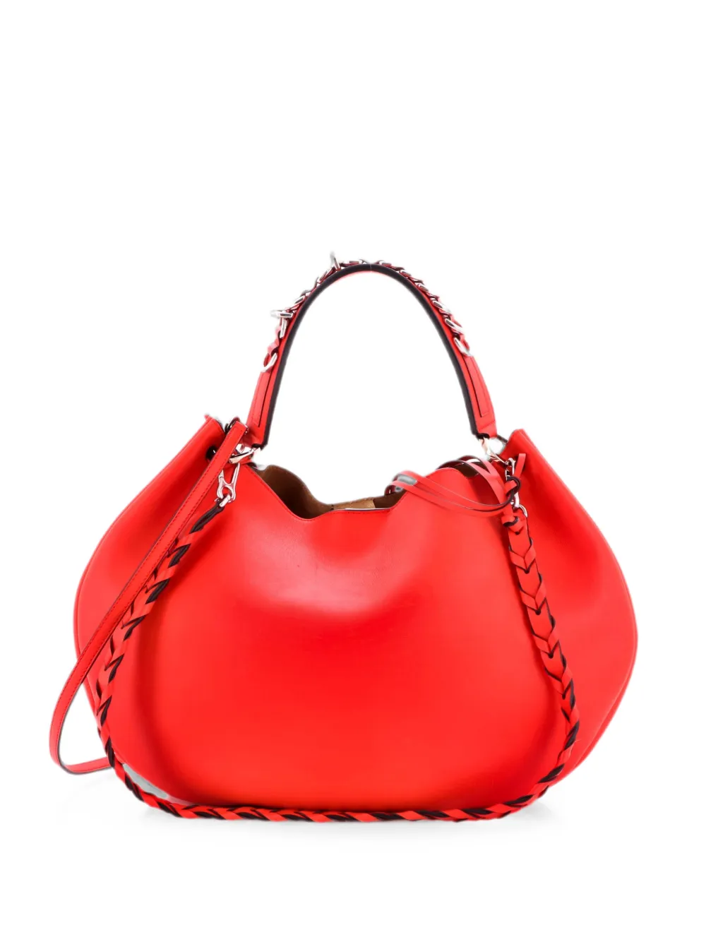 Loewe Pre-Owned Fortune Open Leather hobo bag - Red