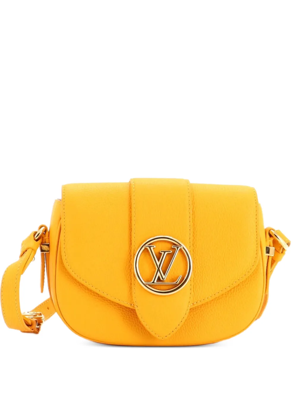 Louis Vuitton Pre-Owned Borsa a tracolla LV Pont 9 Soft Bag PM in pelle - Giallo
