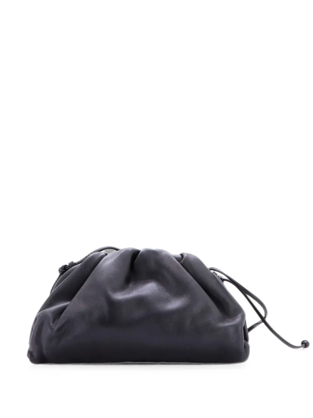 Bottega Veneta Pre-Owned The Pouch Leather Mini crossbody bag - Schwarz
