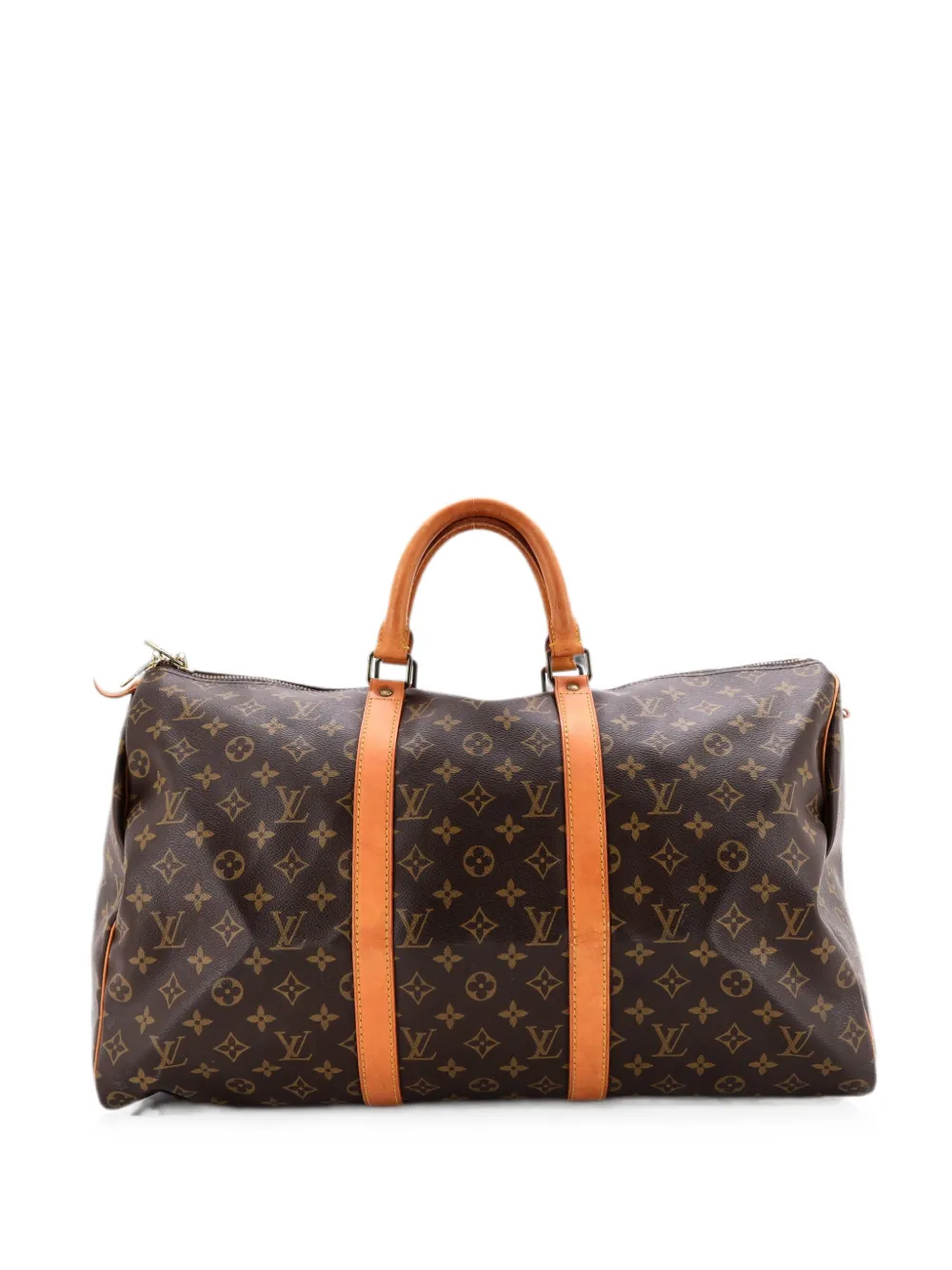 Louis Vuitton Pre-Owned Borsa da viaggio Keepall 50 in tela con monogramma - Marrone