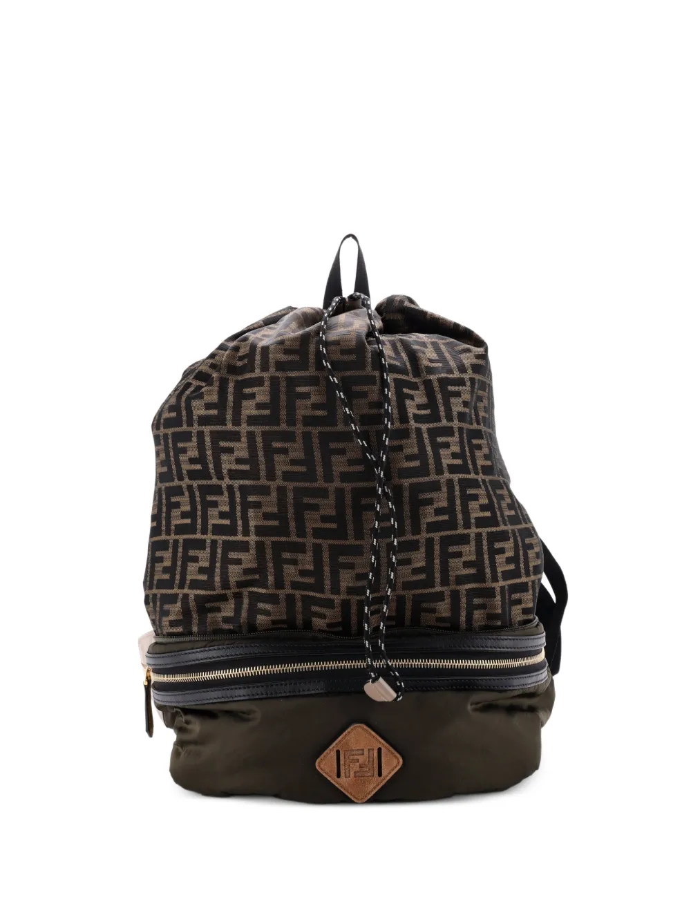 Fendi Pre-Owned Zaino convertibile - Marrone