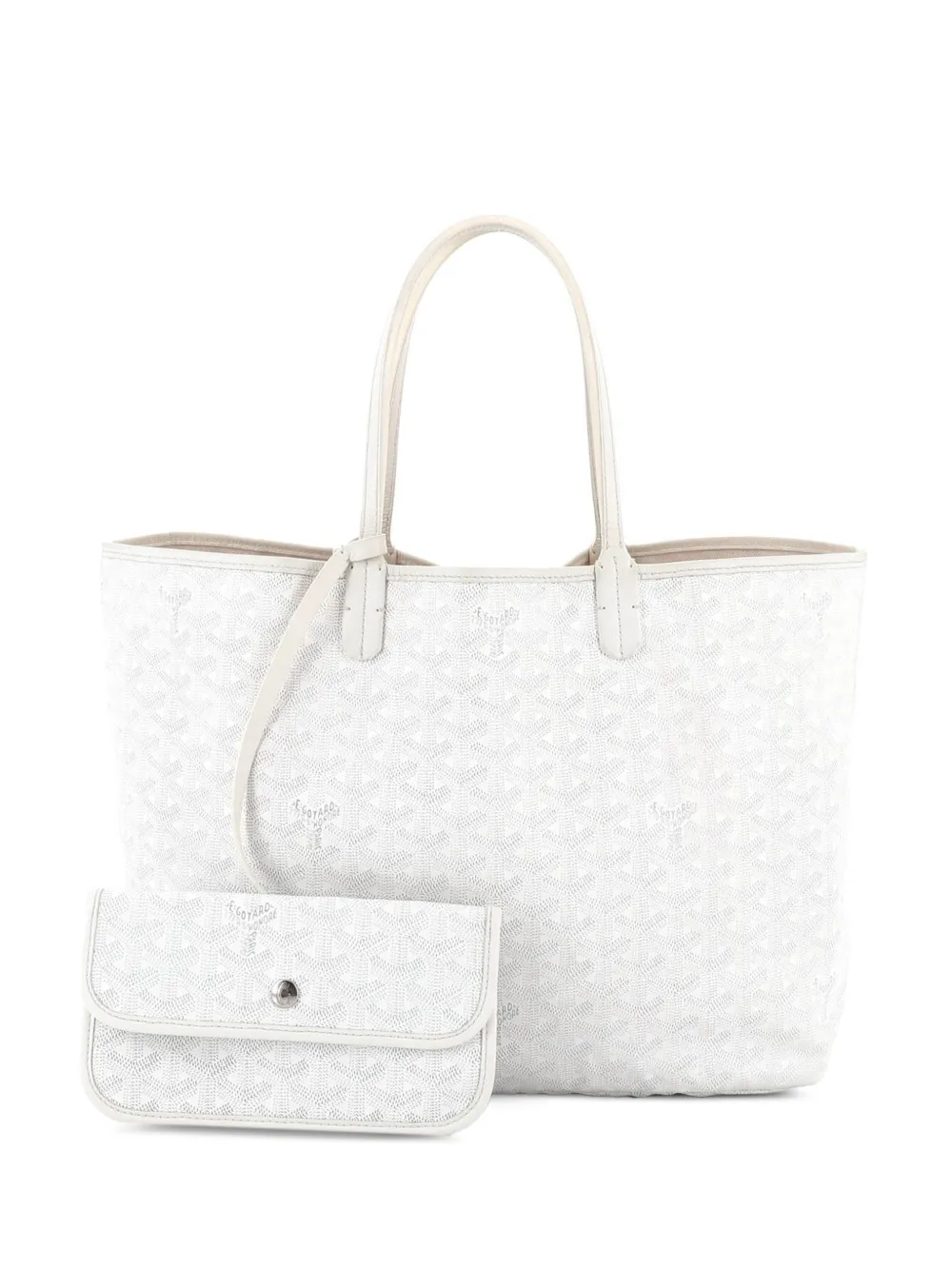 Goyard Pre-Owned Saint Louis Coated Canvas PM tote bag - Bianco