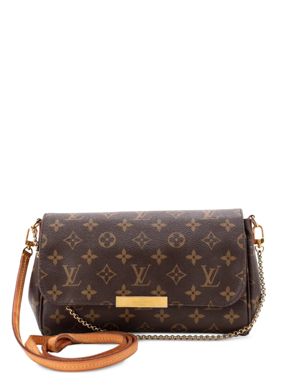 Louis Vuitton Pre-Owned Favorite Handbag Monogram Canvas MM crossbody bag - Marrone
