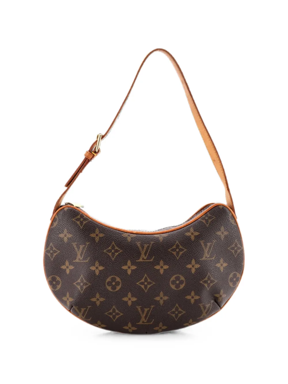 Louis Vuitton Pre-Owned Croissant Handbag Monogram Canvas PM hobo bag - Brown