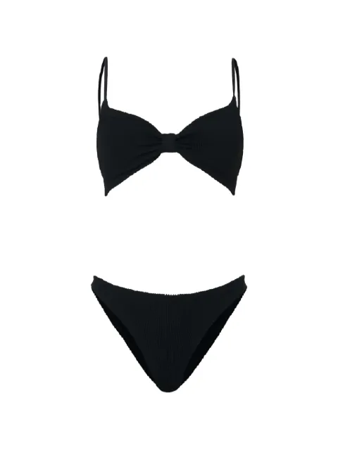 Hunza G Alicia crinkle-effect bikini