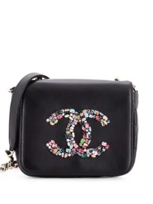 CHANEL Pre-Owned 'Gabrielle' Menu Clutch Bag | Black | FARFETCH