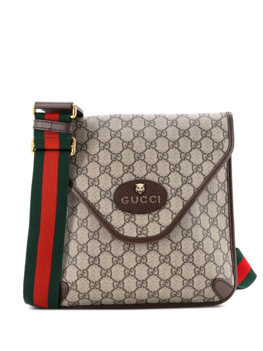 Gucci Pre-Owned Neo Vintage Envelope Messenger GG Coated Canvas Medium crossbody bag - Marrone
