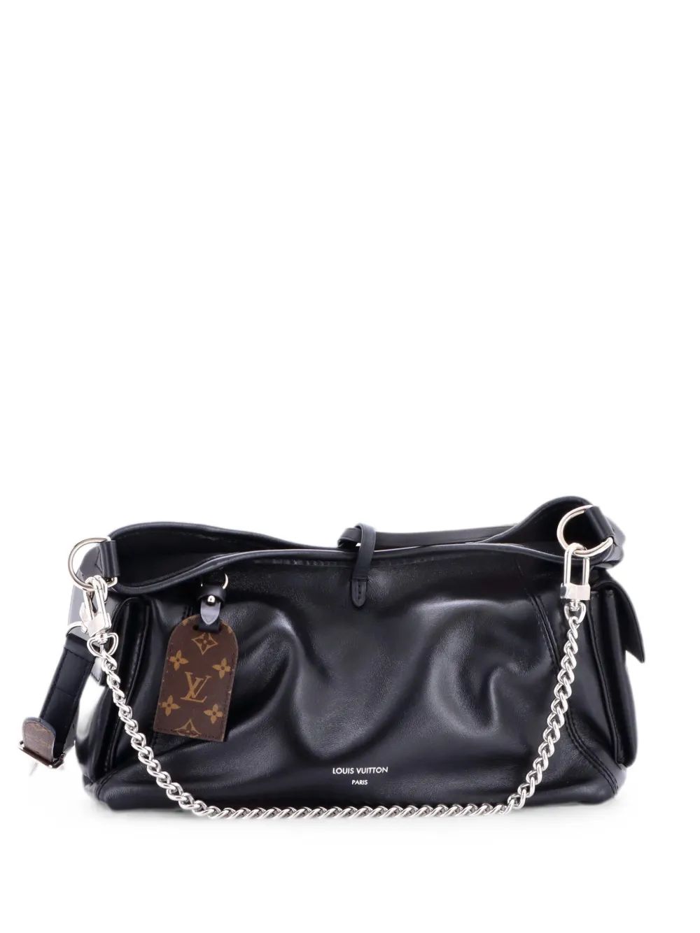 Louis Vuitton Pre-Owned Borsa a spalla Carry All Cargo PM in pelle e tela con monogramma - Nero