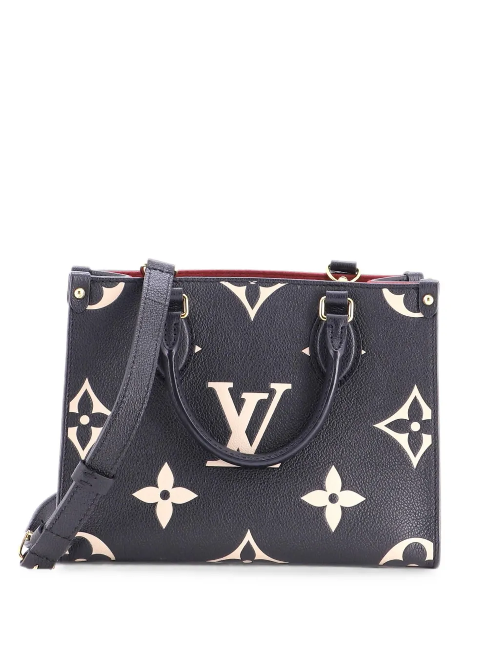 Louis Vuitton Pre-Owned OnTheGo Bicolor Monogram Empreinte Giant PM tote bag - Black