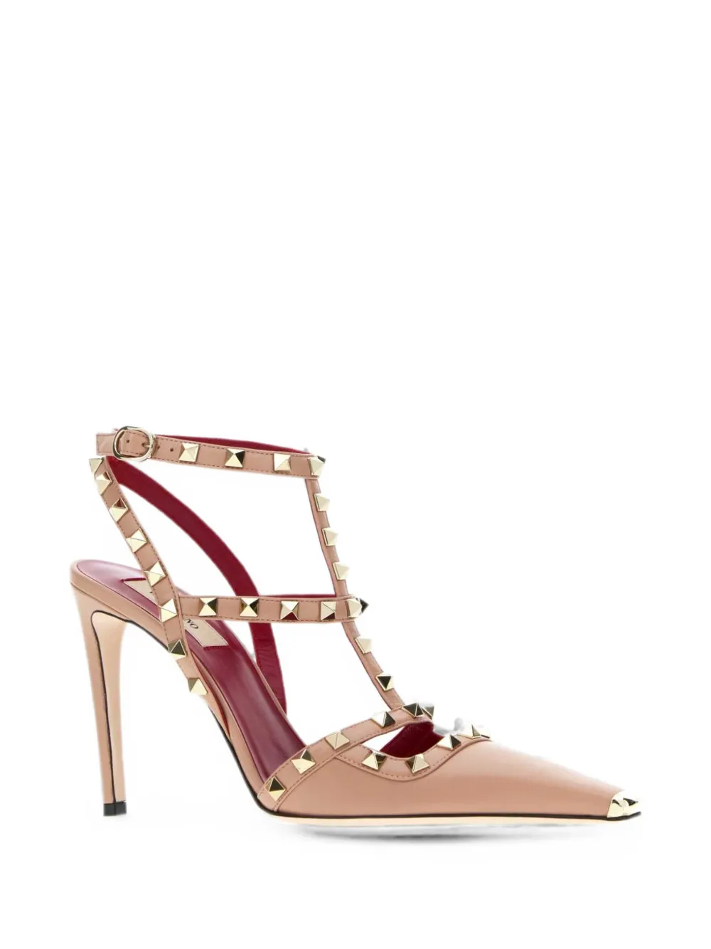 Valentino Garavani rockstud pumps Beige