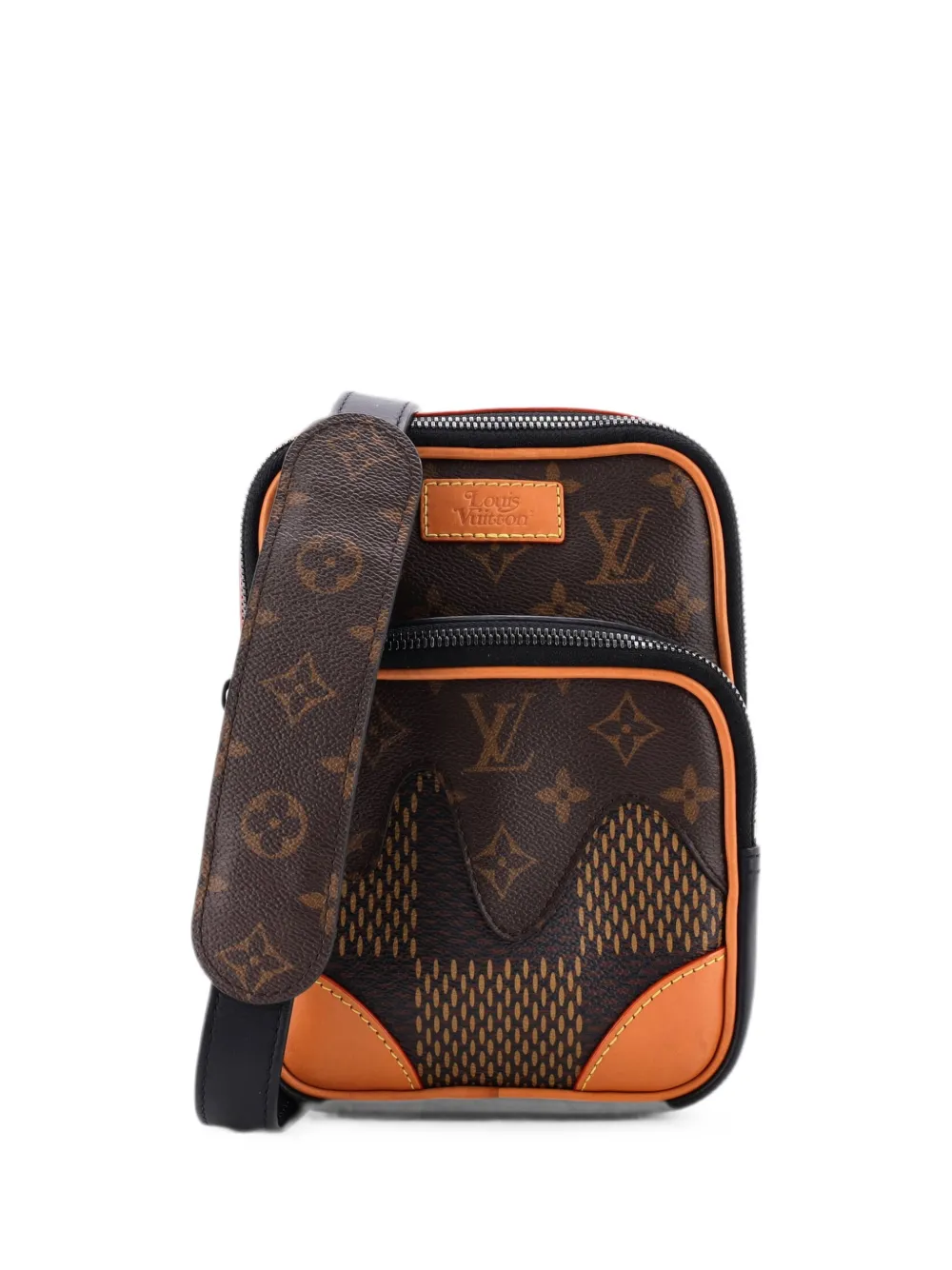 Louis Vuitton Pre-Owned Nigo Amazone Sling Bag Limited Edition Giant Damier and Monogram Canvas crossbody bag - Marrone