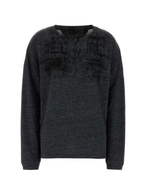 Maison Margiela logo-print long-sleeve T-shirt