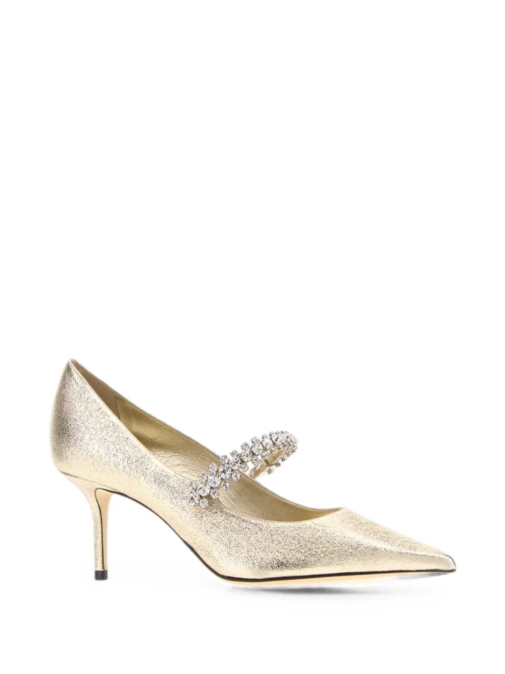 Jimmy Choo Bing crystal-embellished pumps Goud