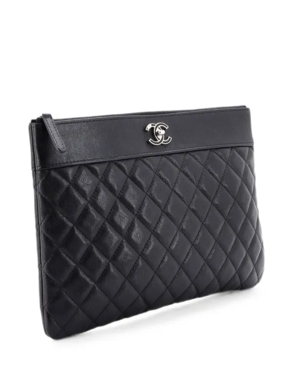 CHANEL Pre-Owned ミディアム マトラッセ シープスキン マドモアゼル O 