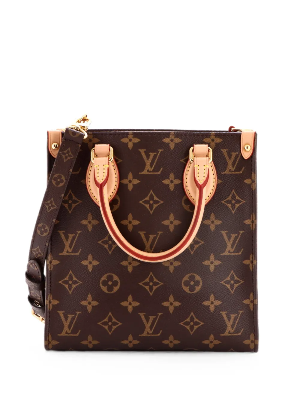 Louis Vuitton Pre-Owned Borsa tote Sac Plat NM con monogramma - Marrone