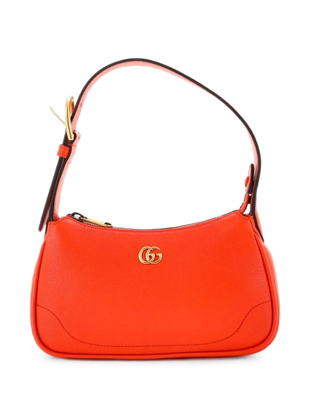 Gucci Pre-Owned Borsa a spalla Aphrodite mini in pelle - Arancione