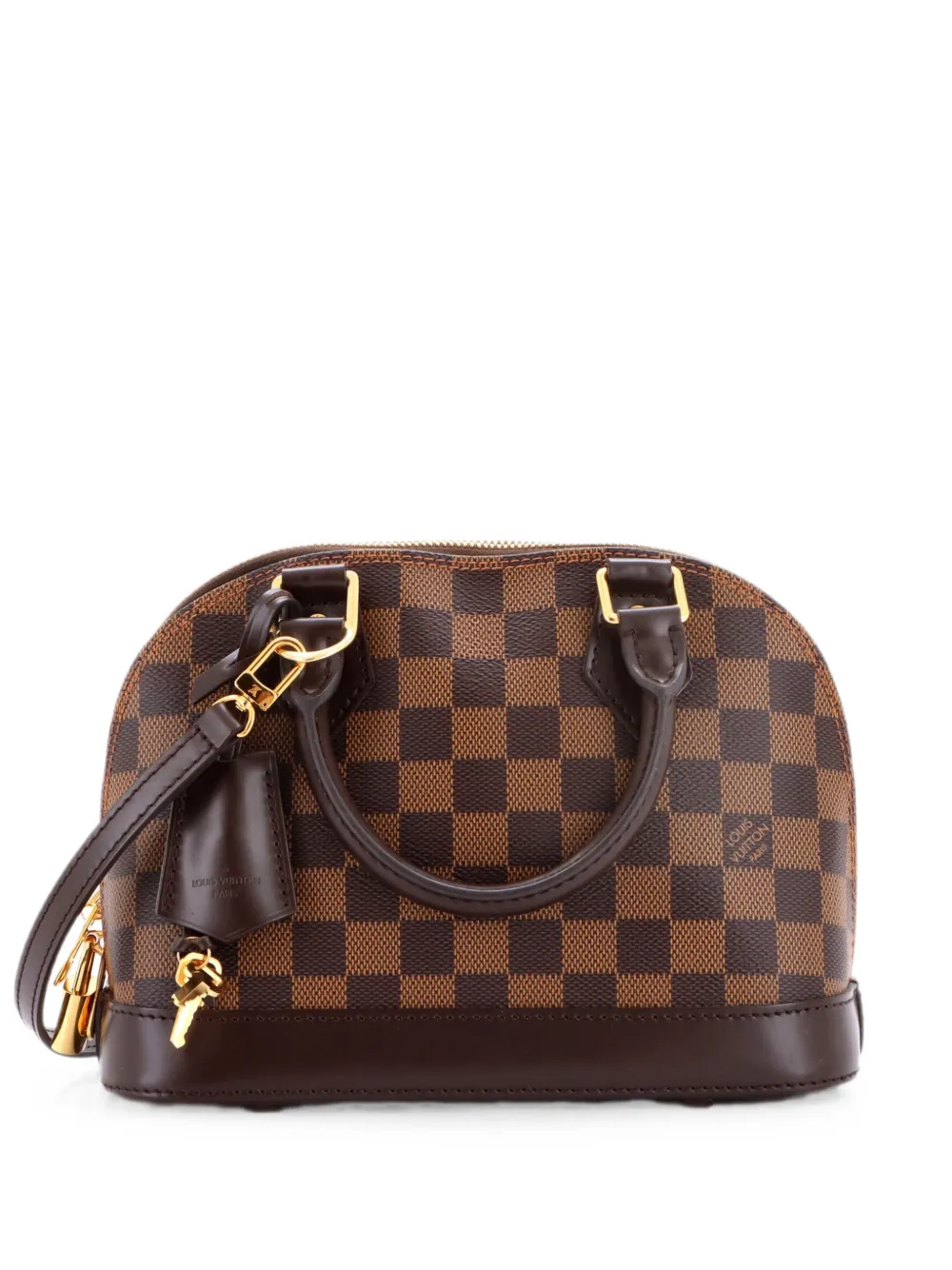 Louis Vuitton Pre-Owned Borsa a spalla Alma Damier BB - Marrone