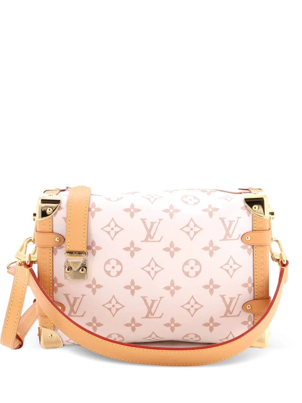 Louis Vuitton Pre-Owned Side Trunk Handbag Monogram Dune Canvas MM shoulder bag - Neutrals