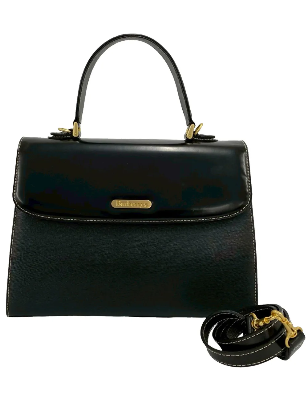 Burberry Pre-Owned 20th Century Leather satchel - Schwarz
