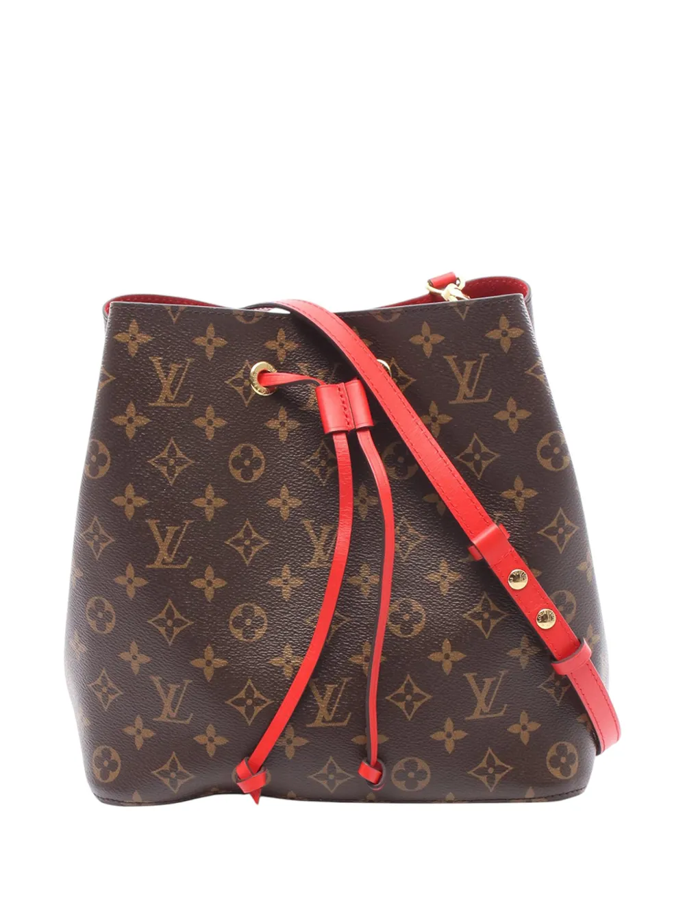 Louis Vuitton Pre-Owned 2019 Monogram Neonoe MM bucket bag - Marrone