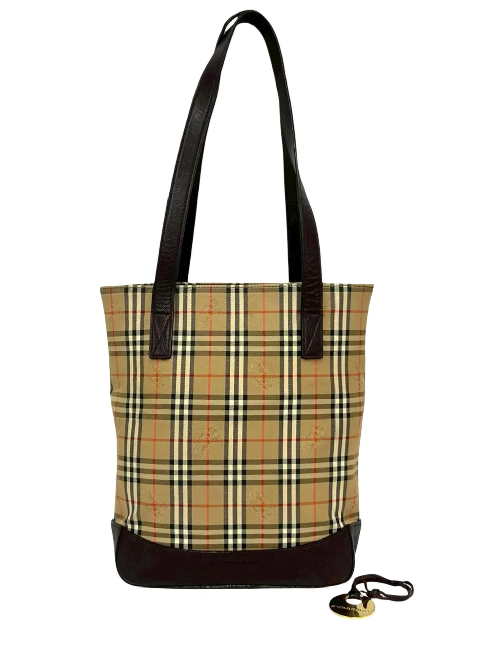 Burberry Pre-Owned 2000-2017 House Check Canvas tote bag - Neutrals