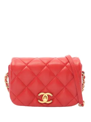 CHANEL Pre-Owned キルティング カメラバッグ | レッド | FARFETCH JP