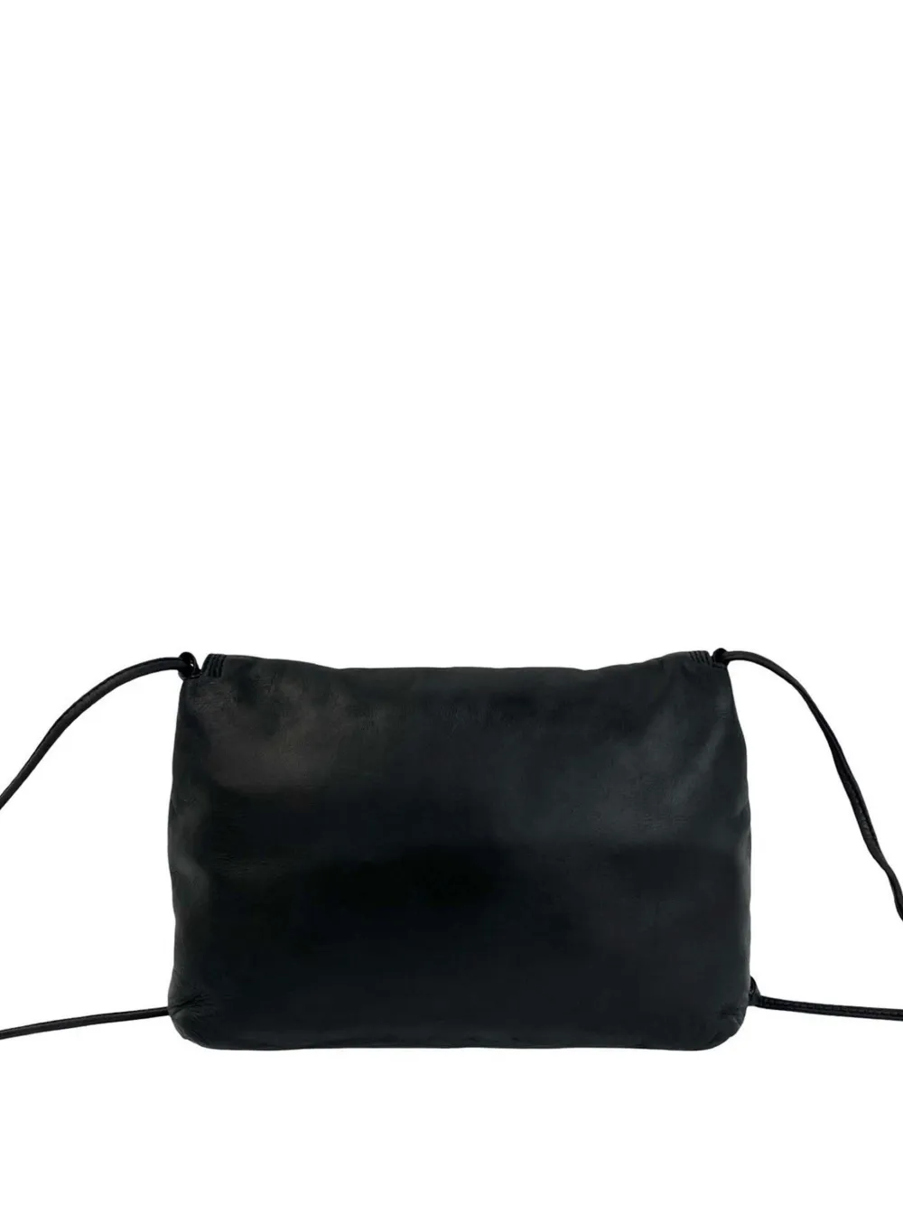 Loewe Pre-Owned 2010-2026 Leather Anagram crossbody bag - Black