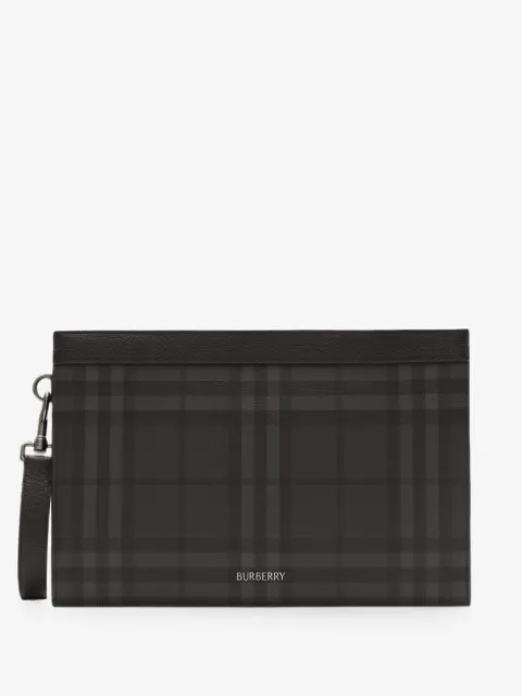 Burberry City Check zip pouch