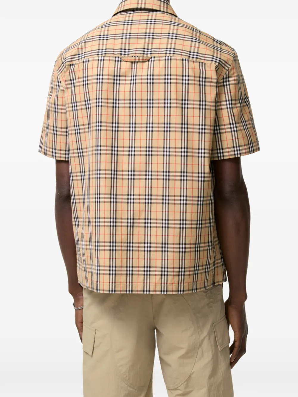 Burberry Geruit overhemd Beige