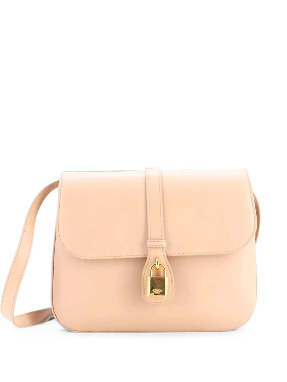 Celine Pre-Owned Tabou Bag Smooth Calfskin Medium crossbody bag - Neutrals